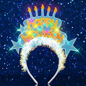 Световой Обруч на Главу для Дня Рождения Девушек synthetic.ua - Фото 1