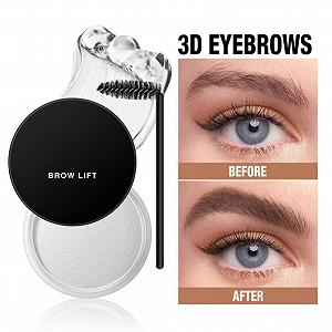 Мыло для бровей Ofanyia Eyebrow Soap Набор восков для бровей Ламинирование Прозрачный Гель с кисточкой Водостойкий Долговременный 3D Стайлинг (Прозрачный) synthetic.ua - Фото 1