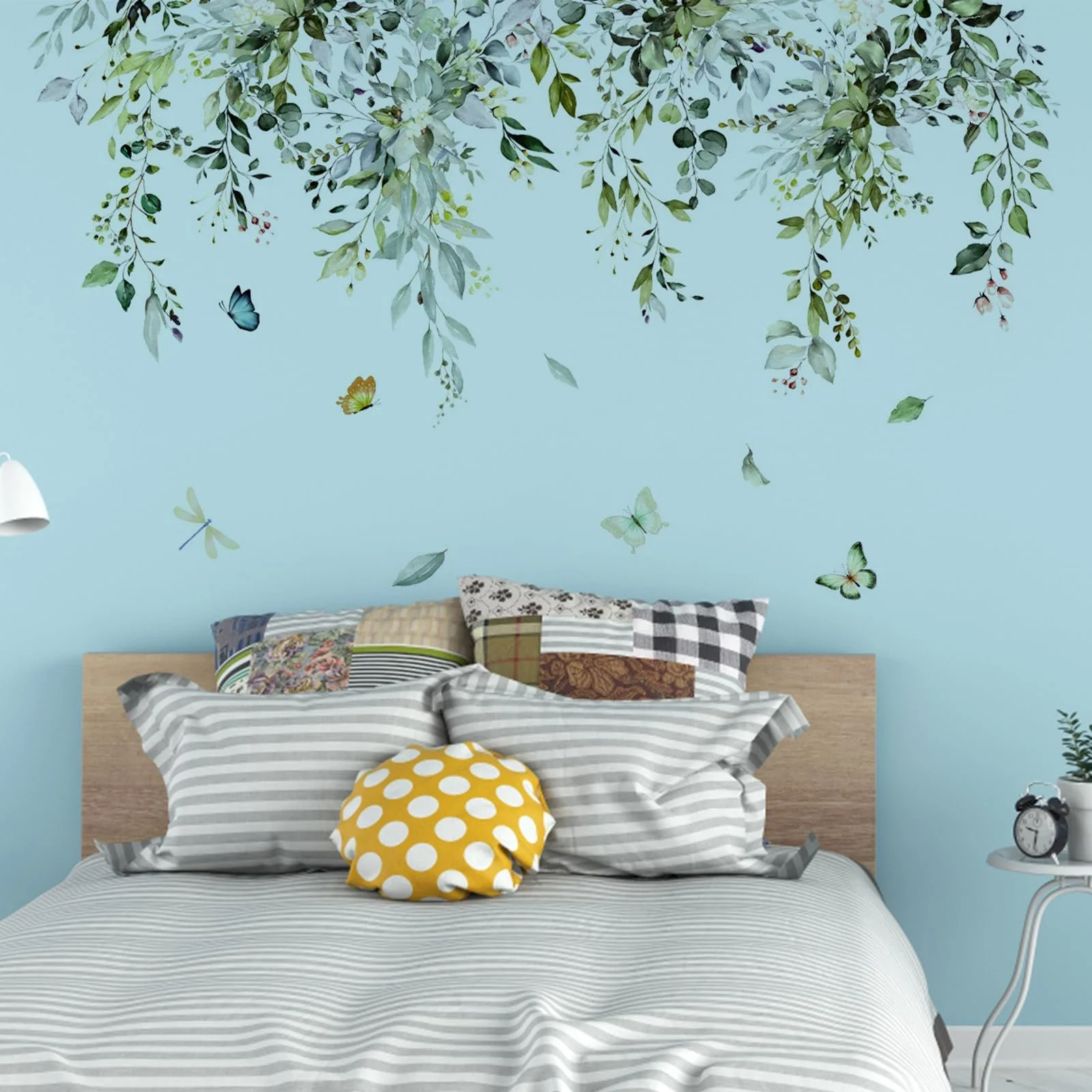 Наклейка на стіну Green Leaves & Hanging Vine 30 x 90 см, фото №4