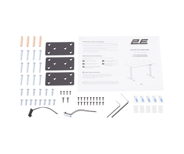 2E Стіл комп'ютерний CE120B-MOTORIZED з регулюванням висоти, фото №5