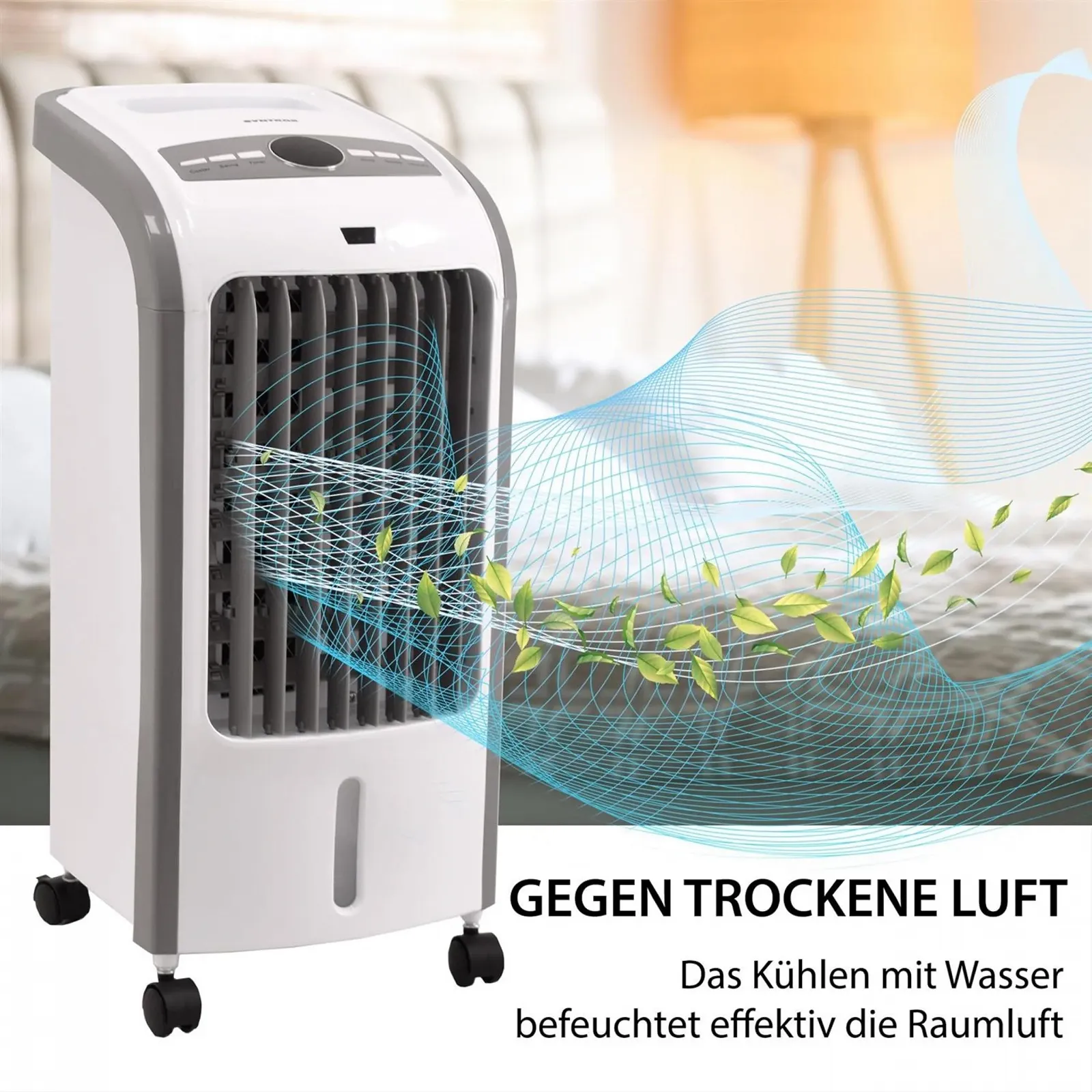 Мобільний кондиціонер Syntrox Stormy Випарний охолоджувач з пультом та таймером 4-в-1, фото №2