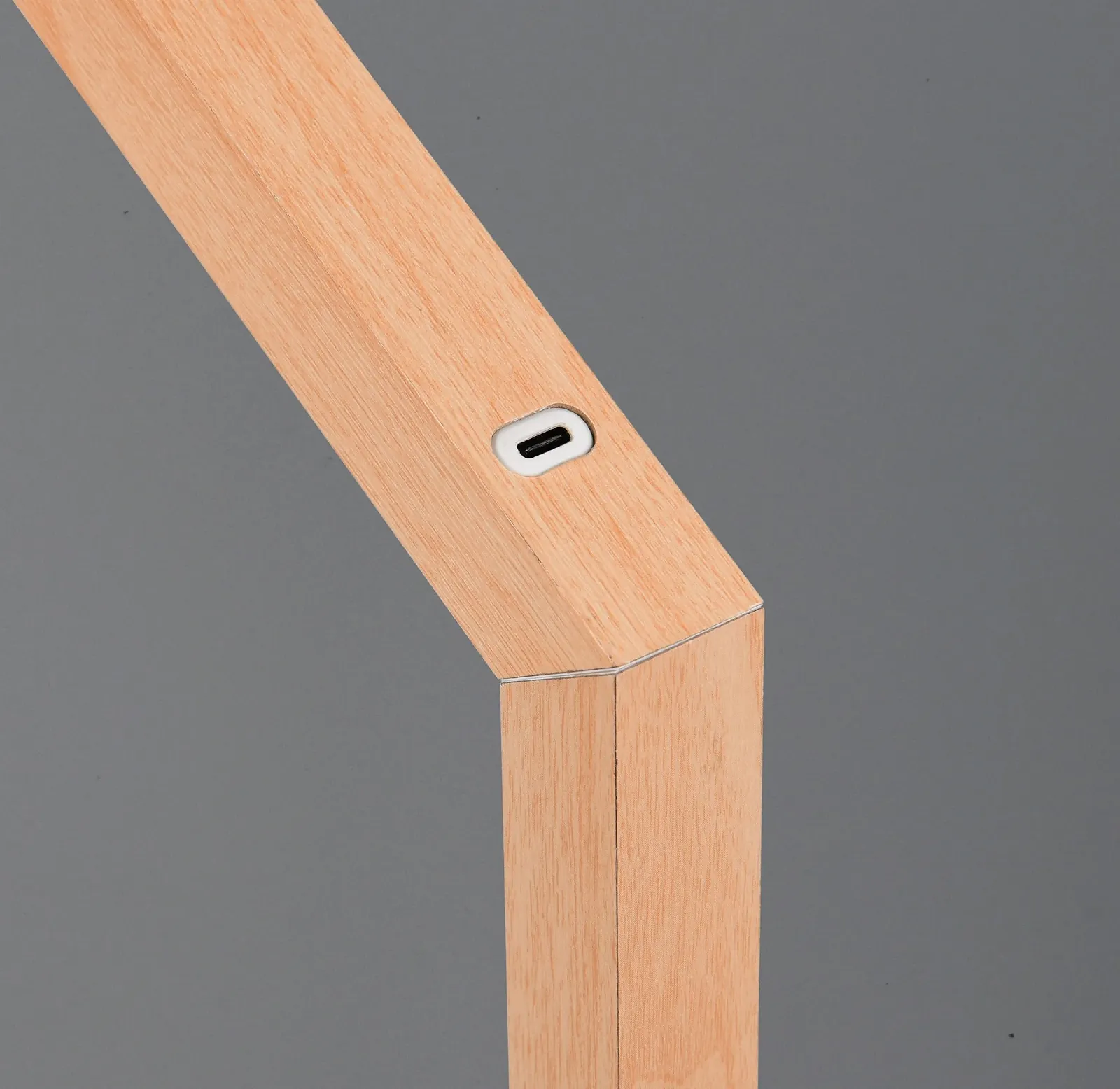 Настільна лампа Reality Leuchten Skip R55951135 LED Метал / МДФ 2 Вт Сенсорний димер Магнітний тримач Імітація дерева, фото №4