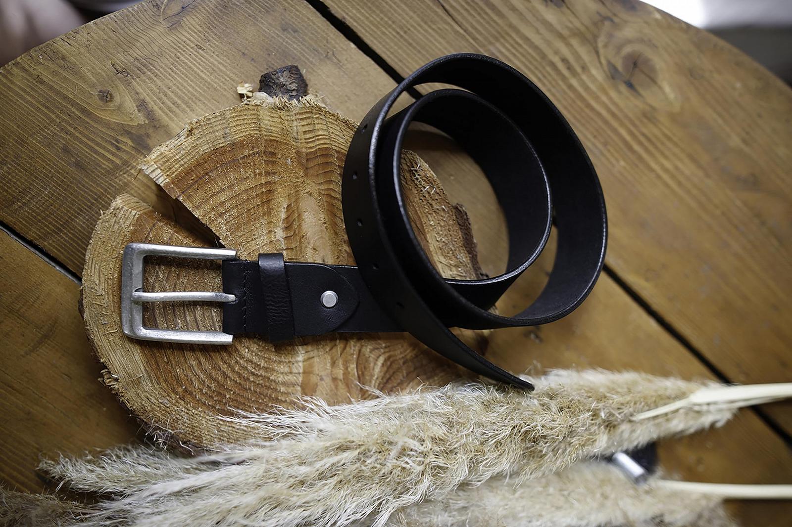 Ремень Gusti Leather Bente Черный 85, черный, фото №7