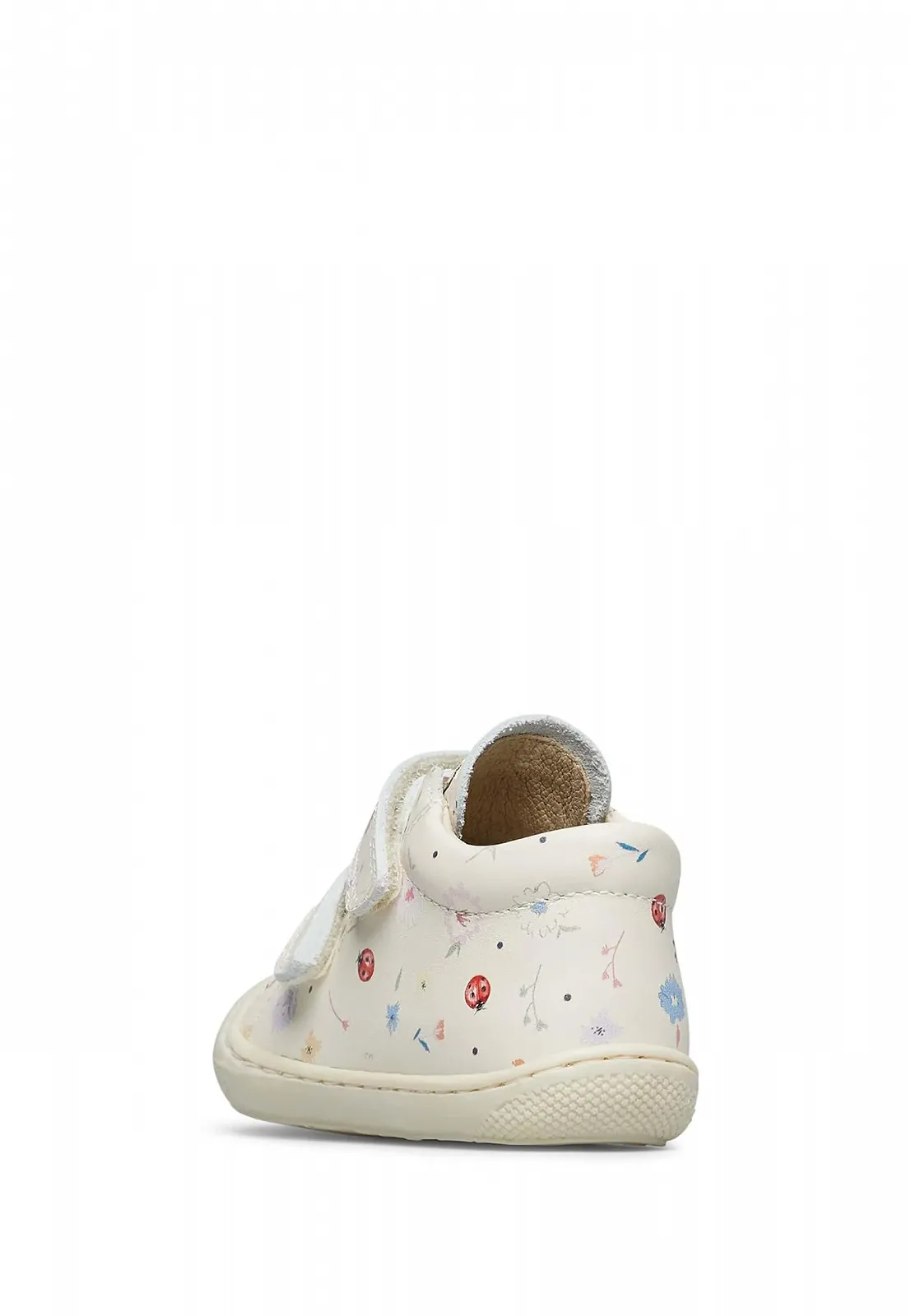 Первые шагающие ботинки Naturino Кожа с цветочным принтом, фото №4