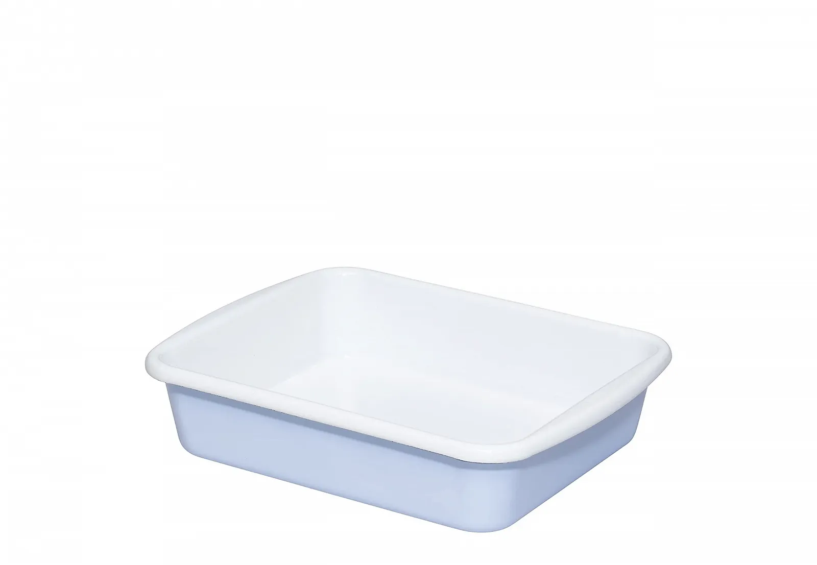 Форма для запікання Riess Classic Edition Nature 0397-127 24.8 x 20 x 5.5 см 1.6 л емальована Світло-блакитна, фото №1