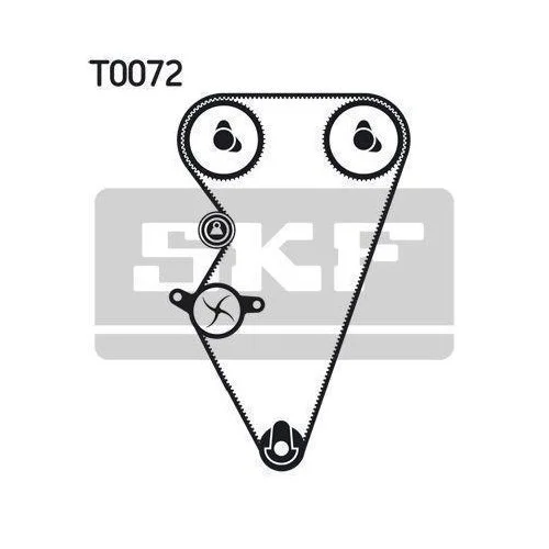 Водяной насос и комплект ремня ГРМ SKF VKMC 07301 для MG ROVER LAND ROVER, фото №2