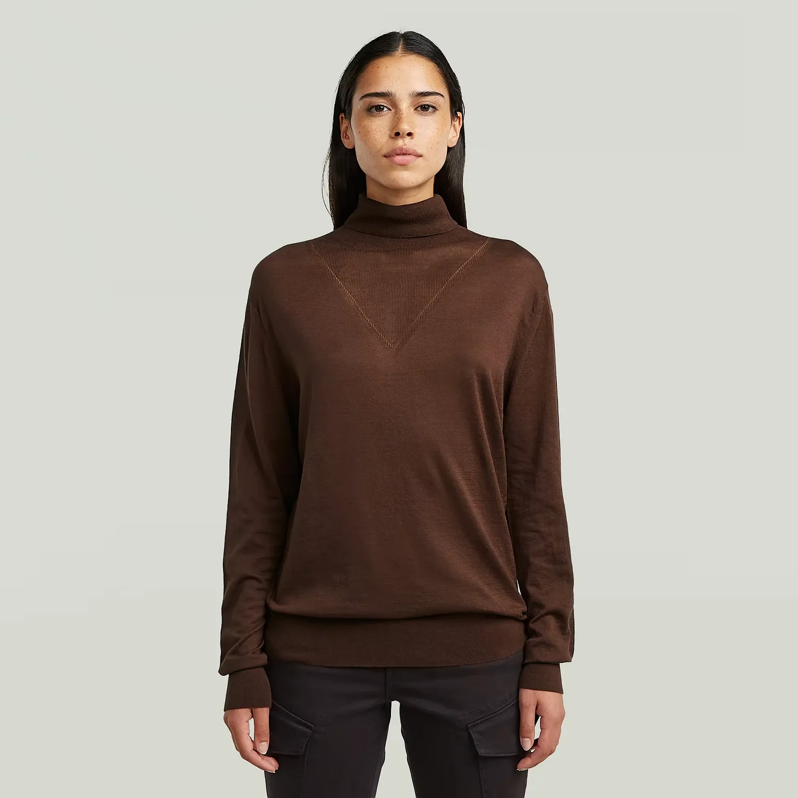Женский свитер G-Star RAW Core Roll Neck Knit - S, фото №1