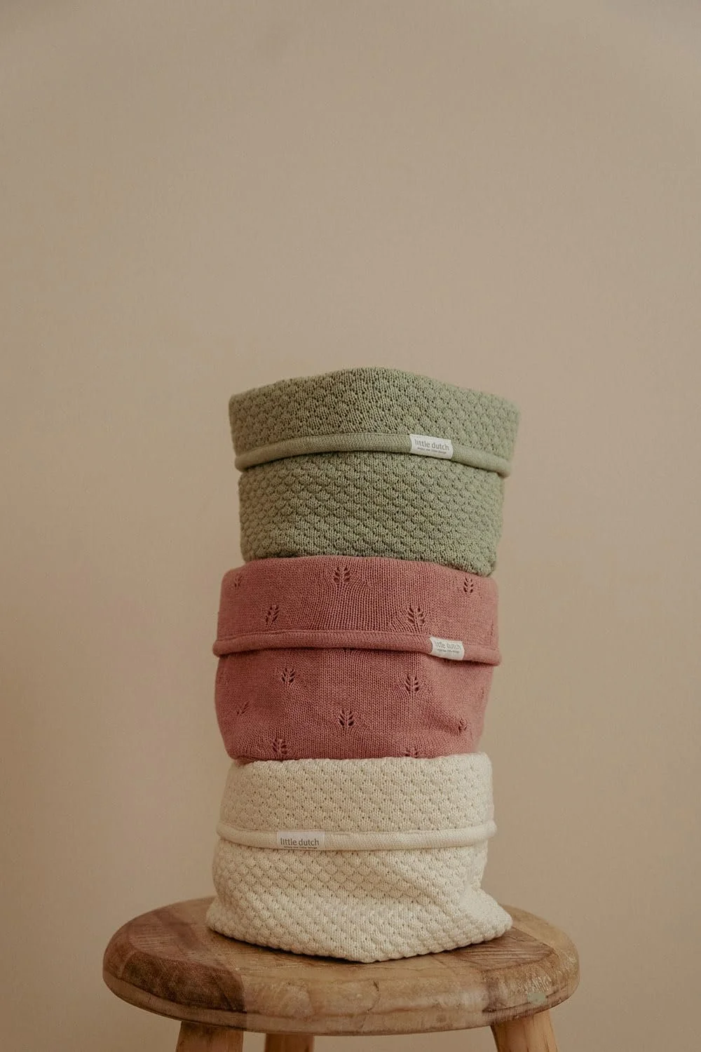 Органайзер для пеленального столика Little Dutch Pure Sage TE31514036 Вышитая Маленькая, фото №4