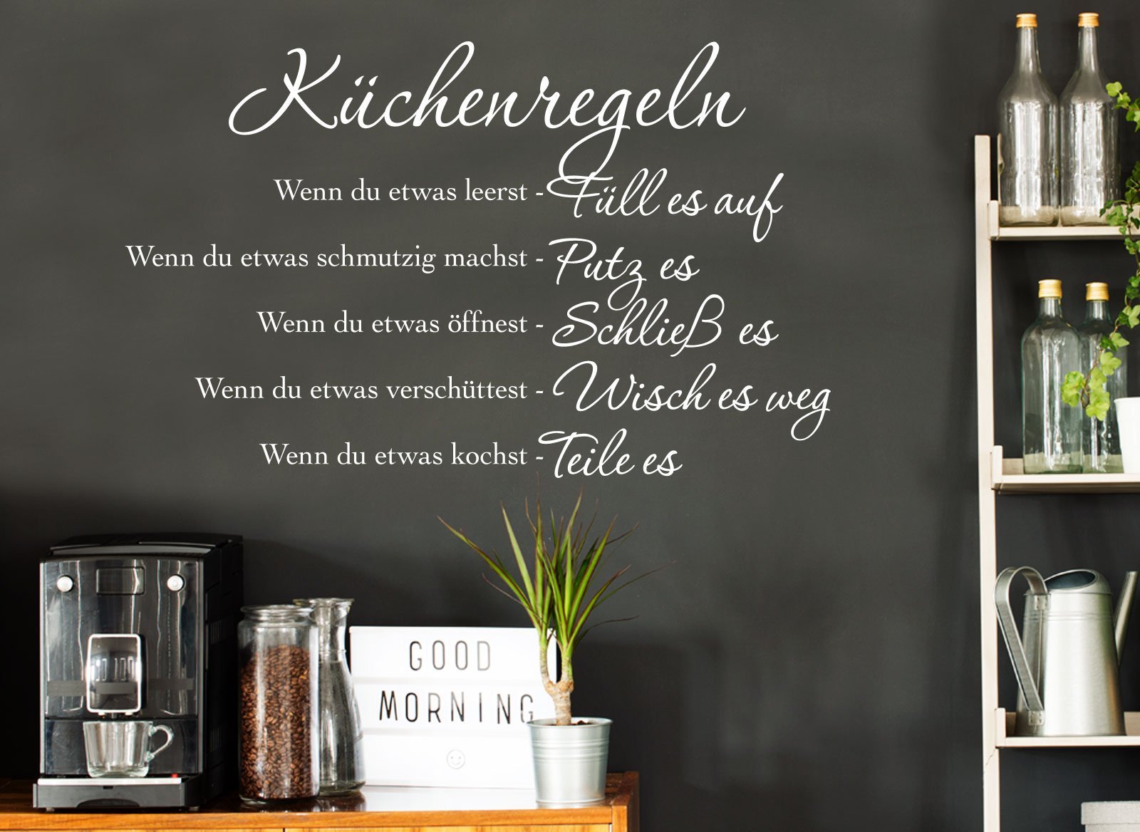 Наклейка на стіну Gran Dora W957 Kitchen Rules, фото №4 Наклейка на стіну Gran Dora W957 Kitchen Rules, фото №4