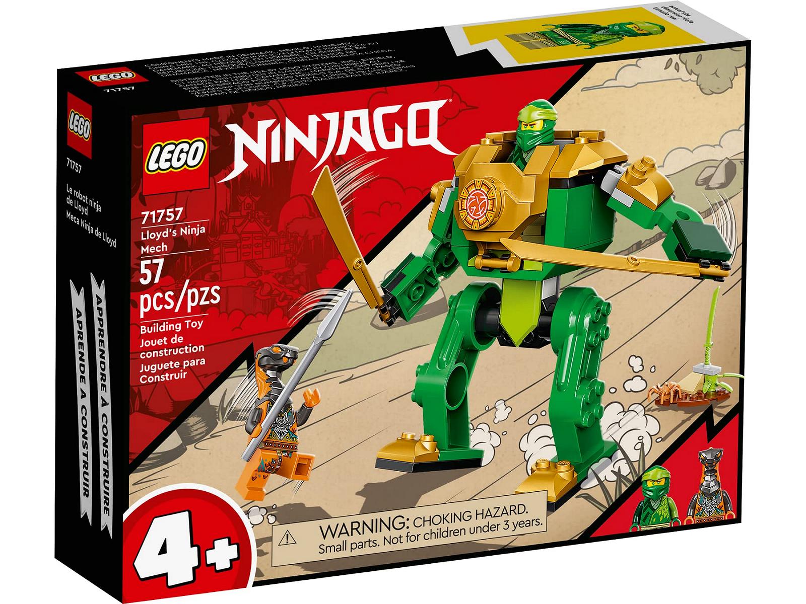 Набор Lego Ninjago Кая Огненный дракон EVO 71762 + Ninjago Ллойда Ниндзя-Мех 71757 для детей от 6 лет, фото №6