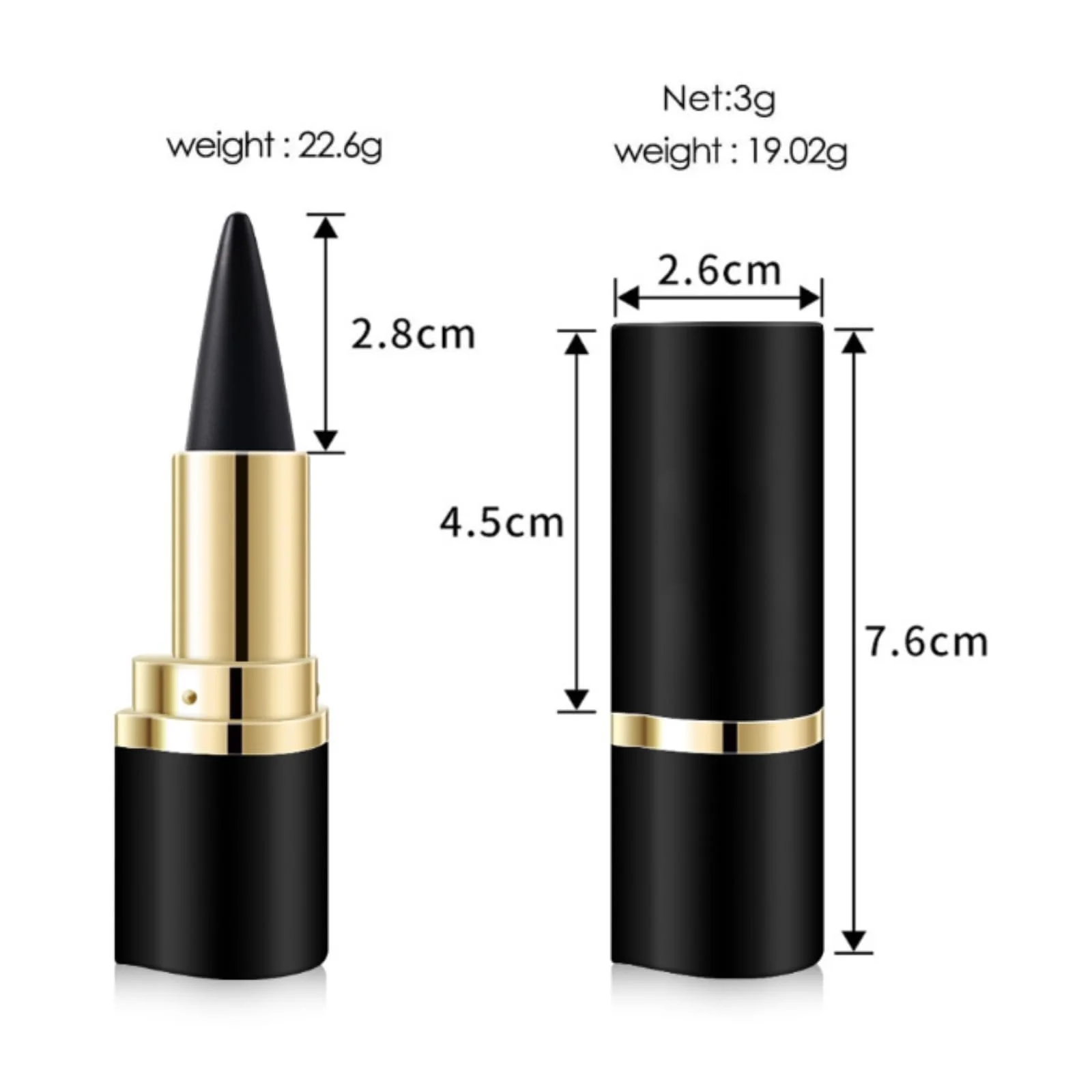 Кремовый Eyeliner Ayky Черный Натуральный Быстросохнущий Матовый, фото №7 Кремовый Eyeliner Ayky Черный Натуральный Быстросохнущий Матовый, фото №7