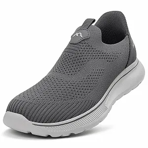 Кросівки чоловічі ODCKOI Без шнурків Сітка Дихаючі Легкі кросівки для бігу Спортивні кросівки Зручні кросівки Легкі кросівки для бігу на відкритому повітрі synthetic.ua - Фото 1