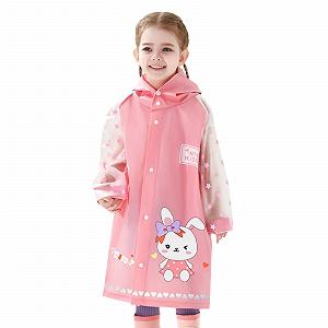 Детское дождевое пончо GXYANiaoy, водонепроницаемое, длинный дождевой плащ, прозрачный дождевик, легкая дождевая куртка, дождевой костюм для девочек synthetic.ua - Фото 1