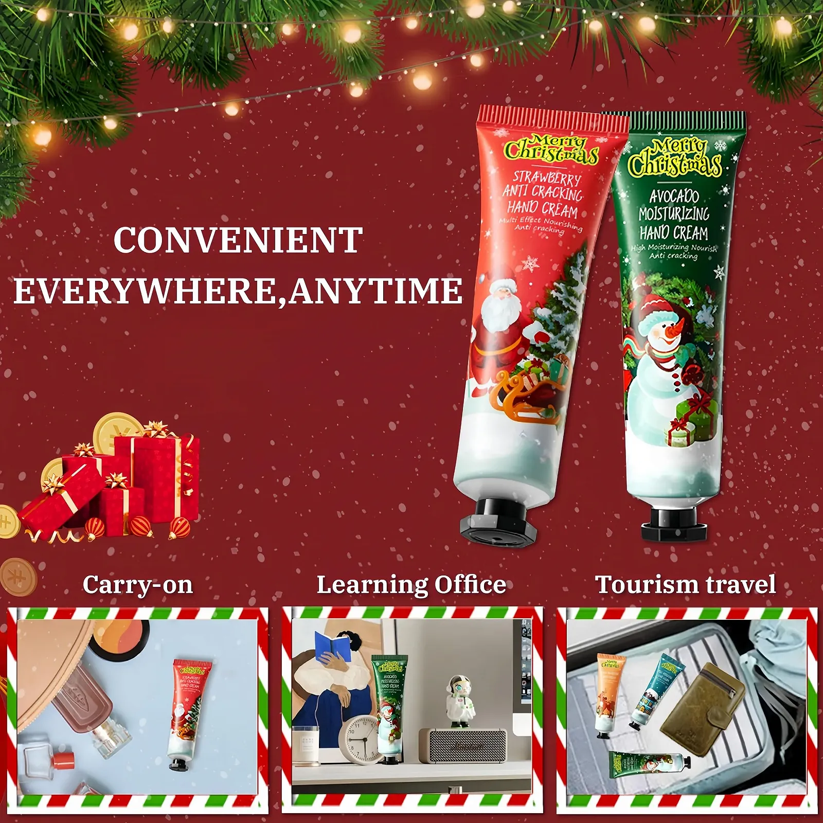 Набор кремов для рук Рождественский, фото №6 Набор кремов для рук Рождественский, фото №6