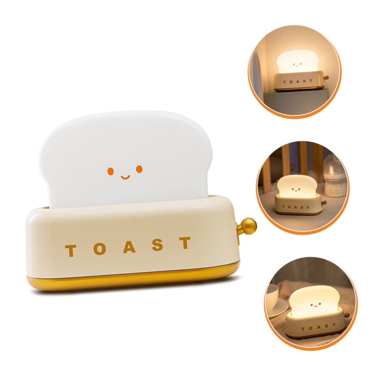 COOLHIYA Светильник Toaster Night Light для спальни детский розовый, фото №3