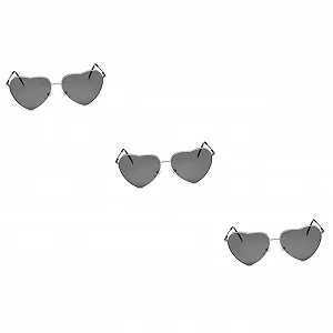 Солнцезащитные очки Сердце Металлическая оправа Мода UV400 - Фото 1