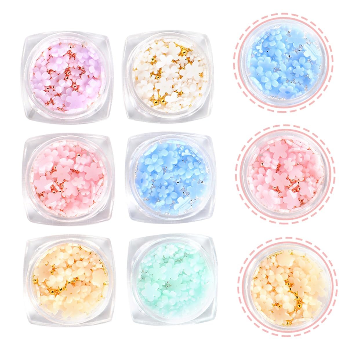 Підвіска для нігтів WOONEKY Соняшник, 6 шт, фото №2