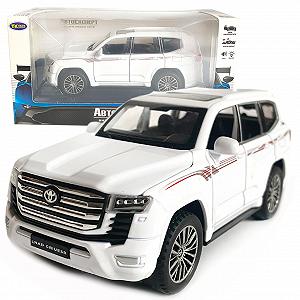 Игрушечная машинка металлическая Toyota Land Cruiser 300 тойота ленд крузер белый звук свет инерция откр - Фото 1