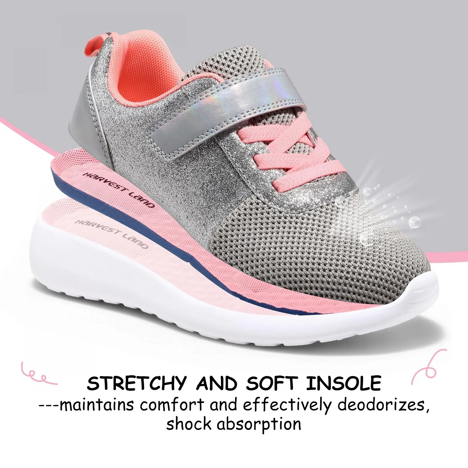 Дитячі блискучі кросівки, фото №3