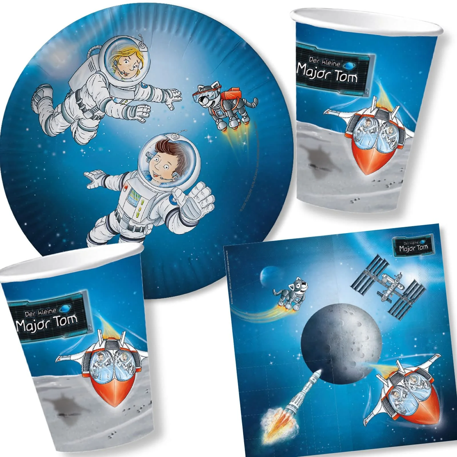 Набір посуду для вечірки The Little Major Tom, фото №1