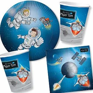 Набір посуду для вечірки The Little Major Tom - Фото 1