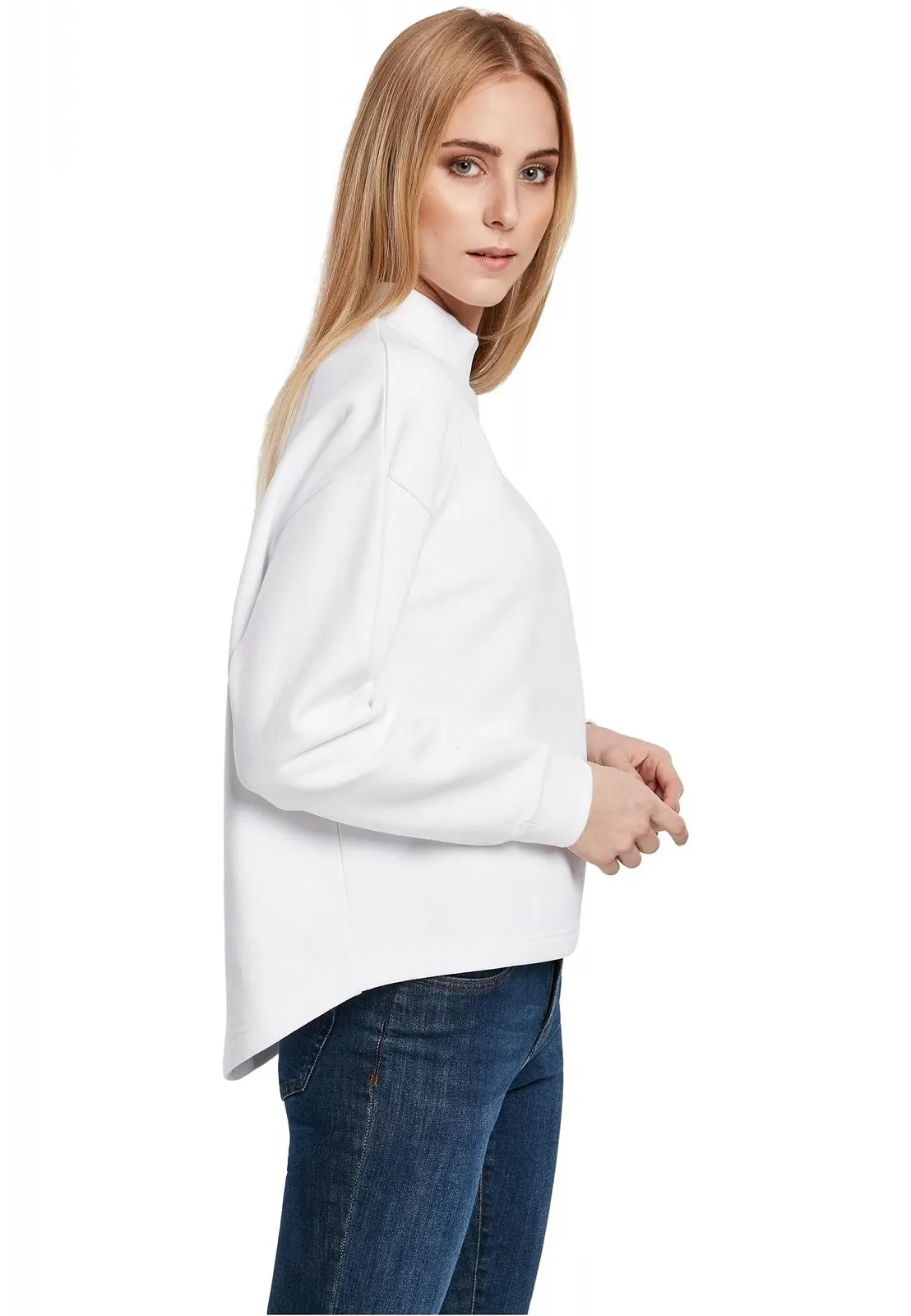 Женский свитшот Urban Classics Oversized High Neck Crew, фото №2