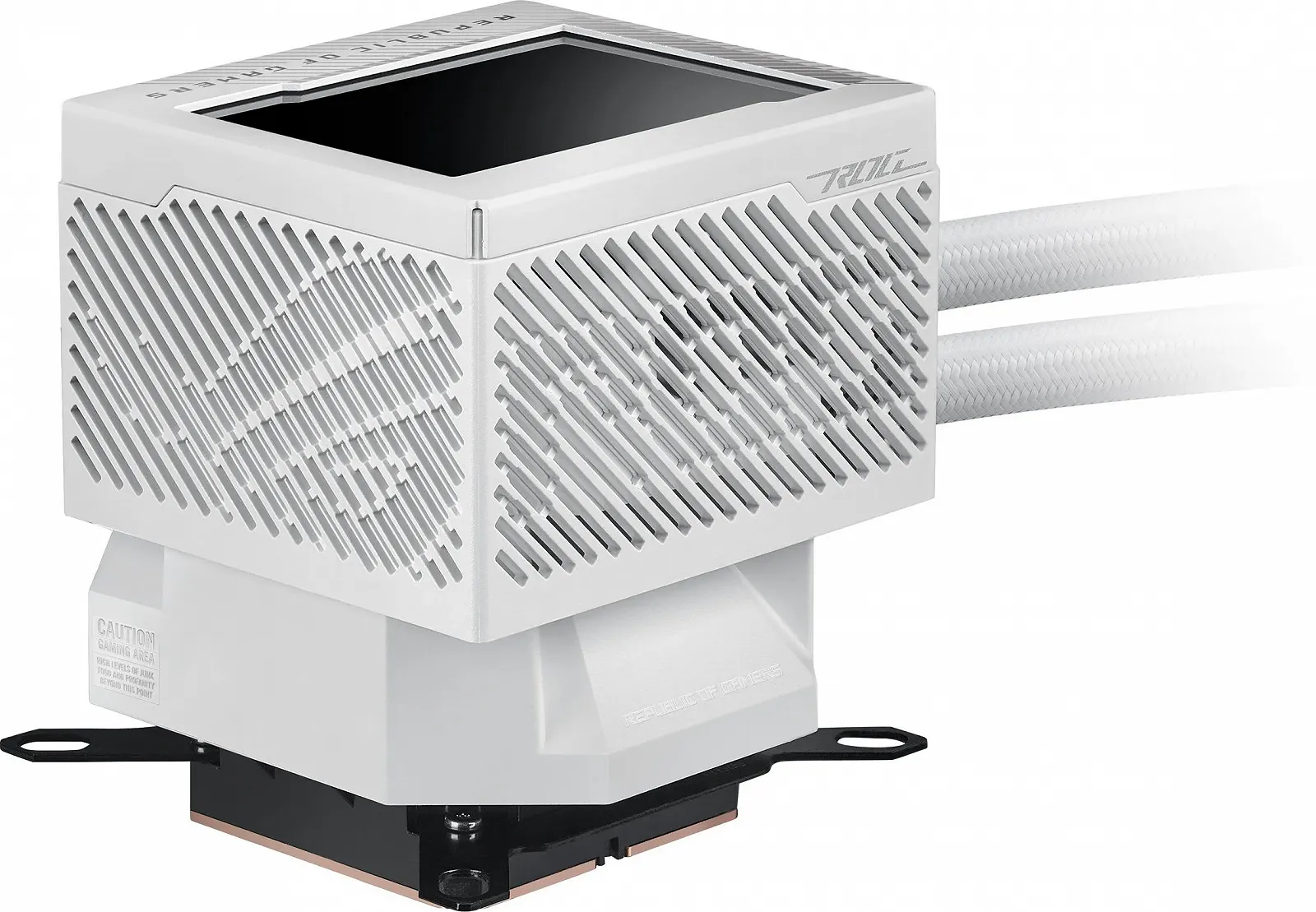 Система рідинного охолодження ASUS ROG Ryujin III 360 ARGB White Edition / 360 мм / 3.5" LCD / 3 x 120 мм Magnetic ARGB / Asetek 8th Gen, фото №4