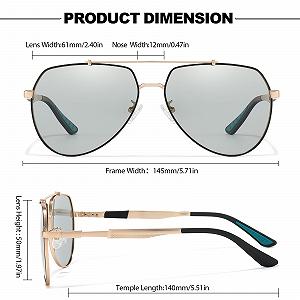 Фотохромные очки для мужчин SIPHEW, стильная большая оправа, защита UV400 synthetic.ua - Фото 1