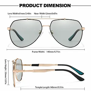 Фотохромні сонцезахисні окуляри для чоловіків SIPHEW, стильна велика оправа, захист UV400 synthetic.ua - Фото 1