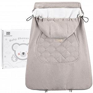 Зимова накидка Bebear для ерго-рюкзака тепла універсальна з капюшоном Khaki - Фото 1