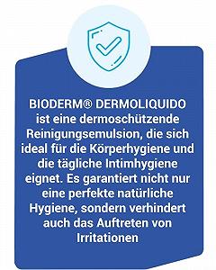Очищающий гель для душа Bioderm Dermoliquido для чувствительной кожи и интимной гигиены, pH-сбалансированный, 1000 мл synthetic.ua - Фото 1
