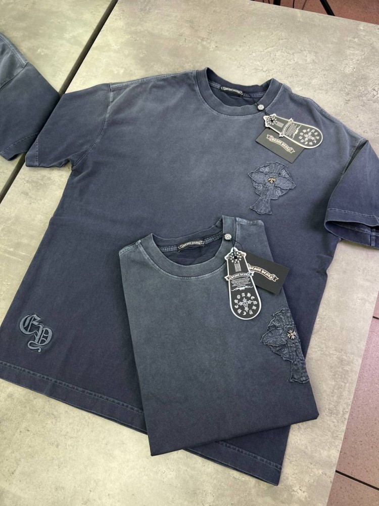 Футболка Chrome Hearts сіра f672, фото №1