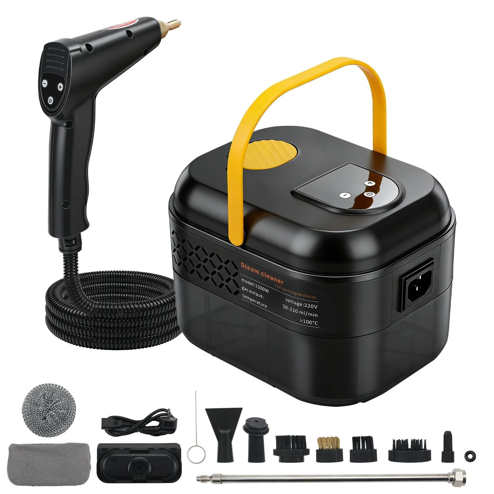 Пароочисник ручний високого тиску 2500 Вт 1200 мл, фото №1 Пароочисник ручний високого тиску 2500 Вт 1200 мл, фото №1