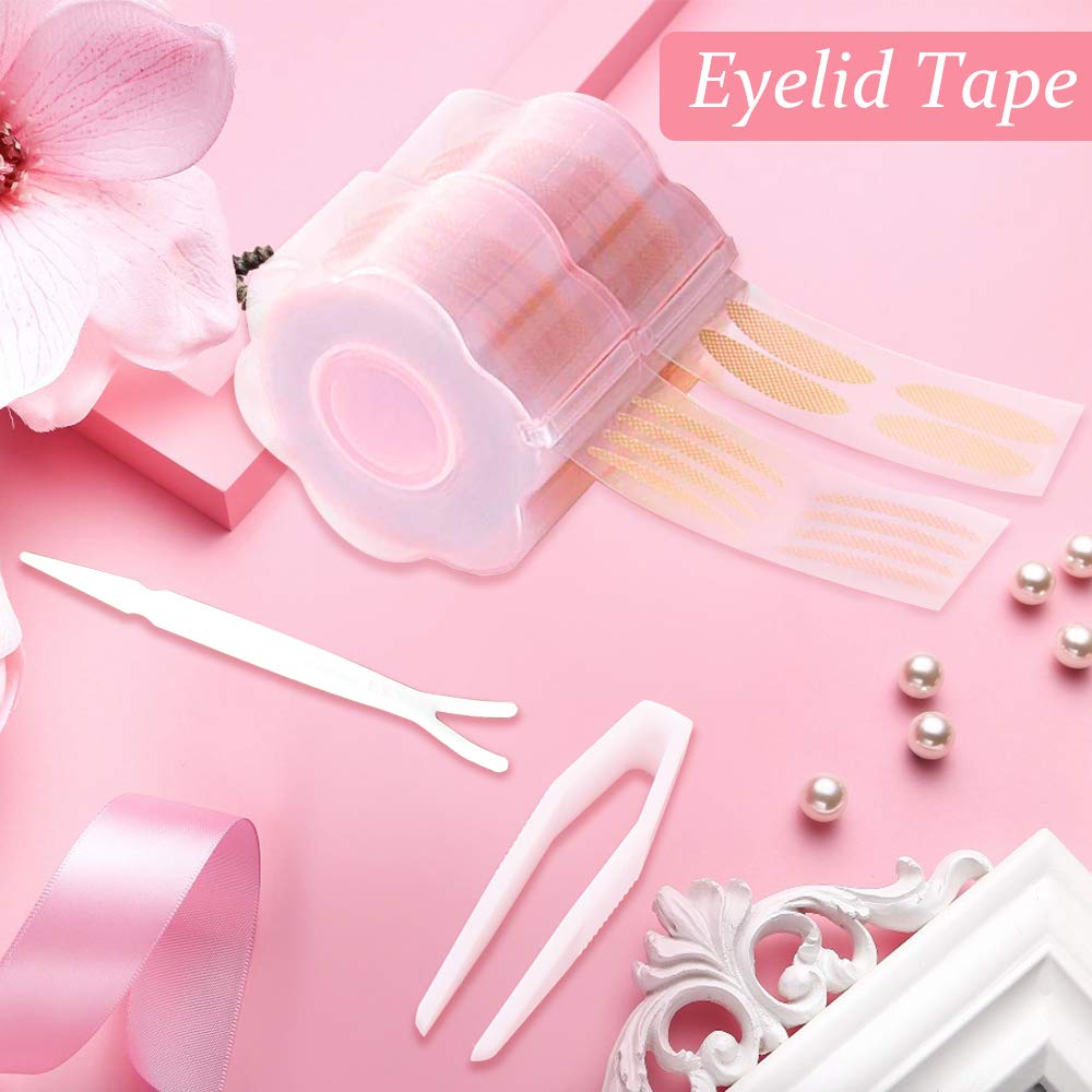 Набір Eyelid Tape 1200 штіз смужками для повік шкіряного кольору, фото №6