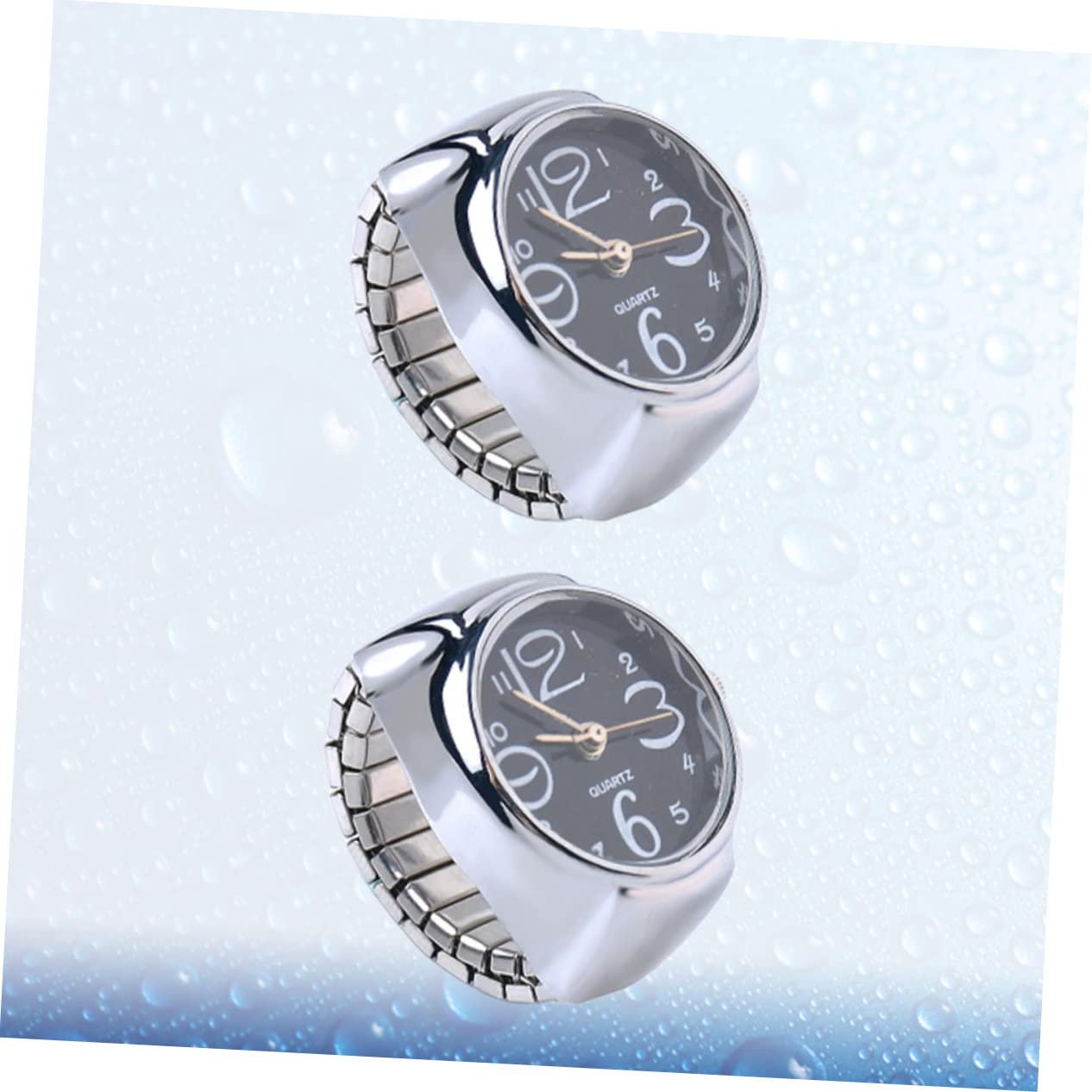 Кільце-годинник WRITWAA, набір 6 штук, для дівчат, для жінок, бінарний, цифровий, для чоловіків, круглий, кварцовий, металевий, фото №7