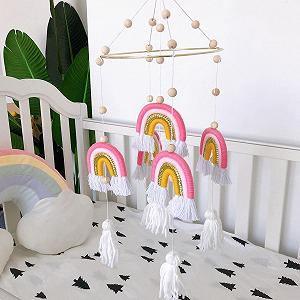 Мобиль Bassinet Mobile Радужная Подвеска Игрушка для Подвешивания Нейтральный Оттенок Макраме Радуга Losoo цена на synthetic.ua - Фото 1 Мобиль Bassinet Mobile Радужная Подвеска Игрушка для Подвешивания Нейтральный Оттенок Макраме Радуга Losoo synthetic.ua - Фото 1
