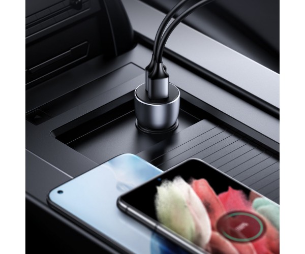 Автозарядка 2xUSB 36W USB-A QC 4.0 Сіра CD213 UGREEN, фото №5