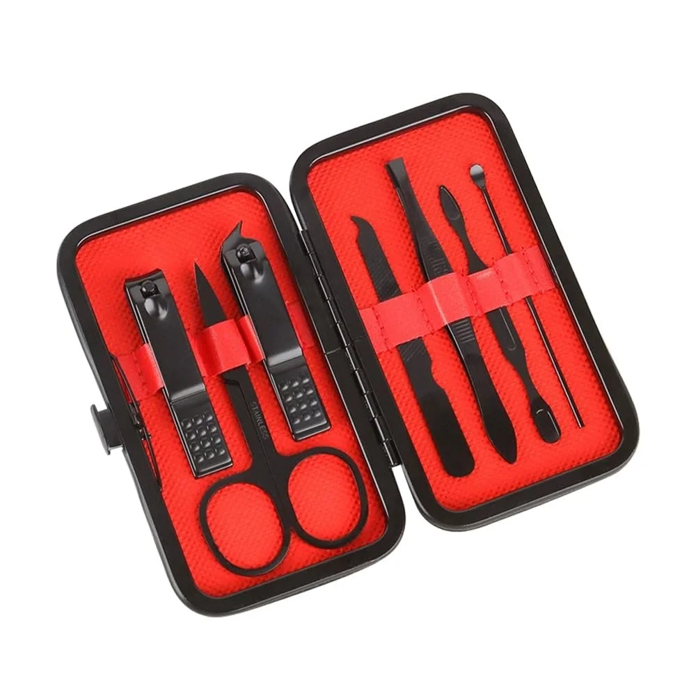 Набор для маникюра и педикюра профессиональный 7 предметов, дорожный, фото №1