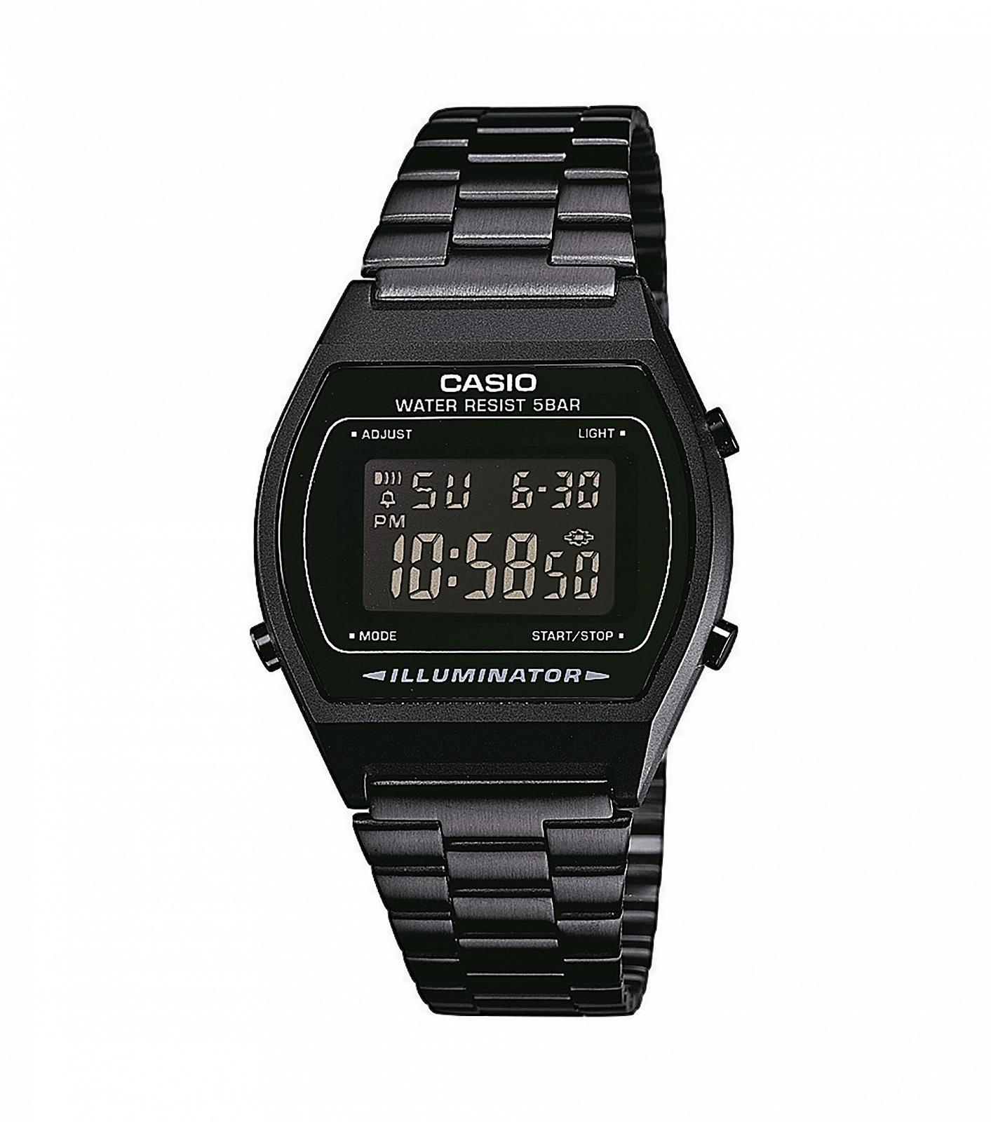 Цифрові Casio Колекція Iconic Vintage B640WB-1B Кварцові Гума 50 м Водонепроникні, Браслет, фото №1