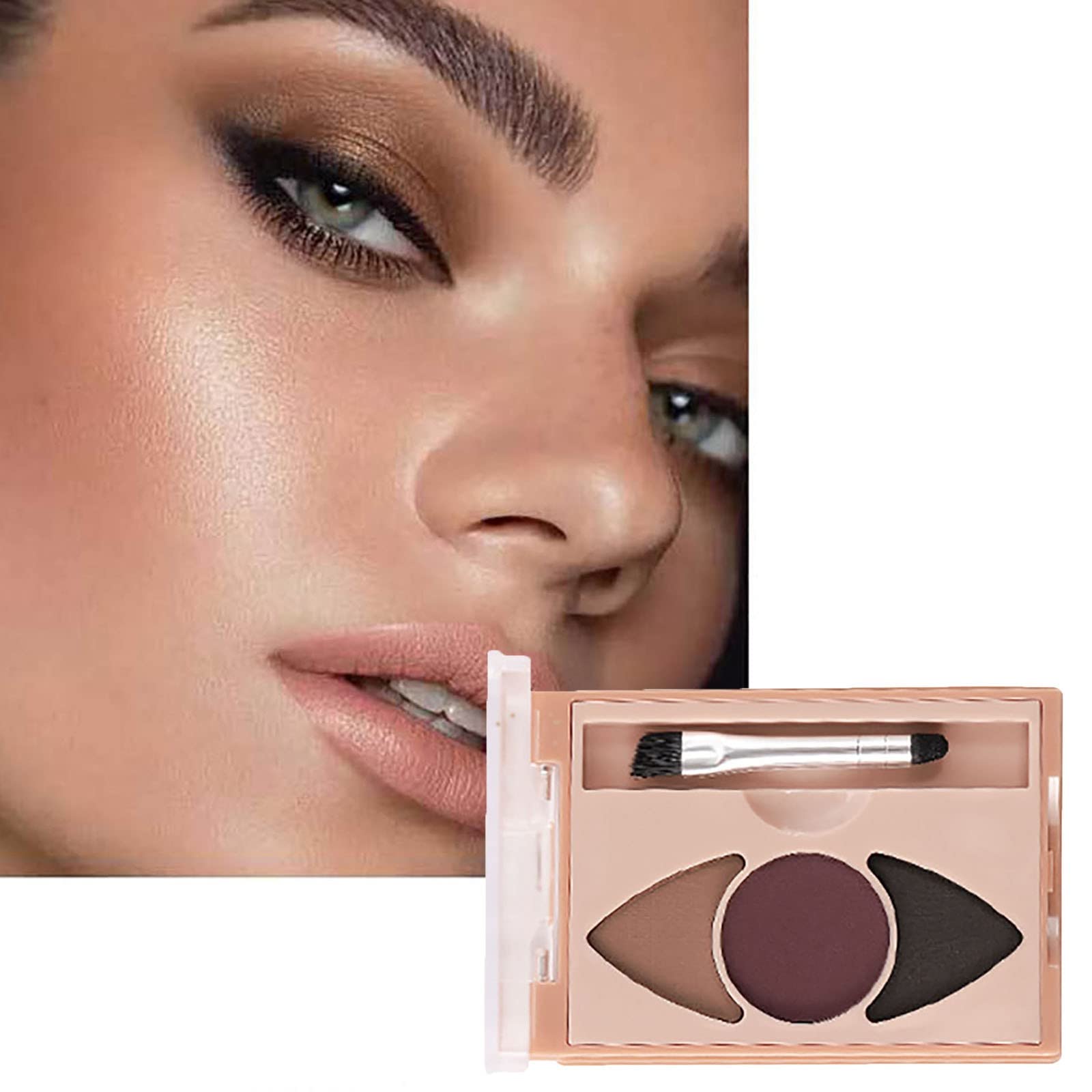 Набір для макіяжу брів із пудрою Рожеве золото Один розмір, фото №5