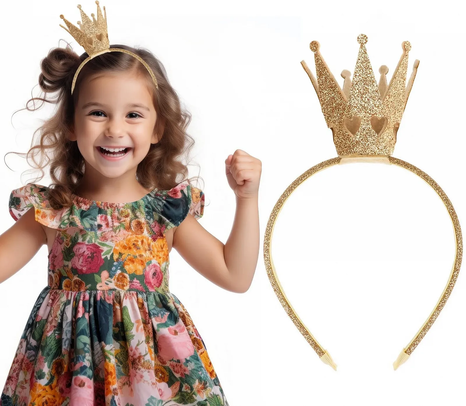 Обруч Корона Princess Girls Золота, фото №1