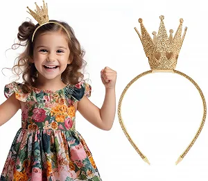 Обруч Корона Princess Girls Золота - Фото 1
