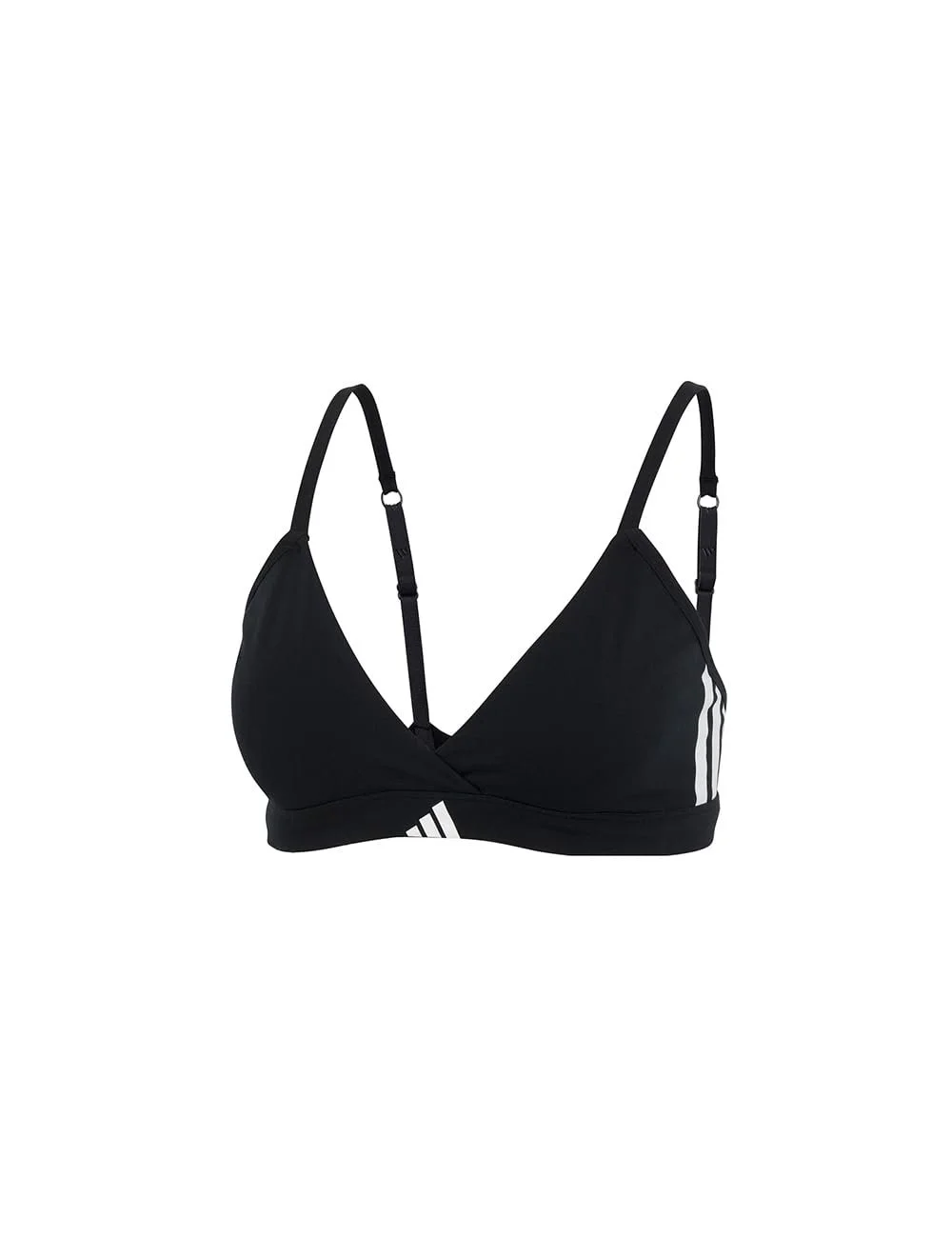 Бюстгальтер-бралетт трикутний Adidas Sport Active Essentials Cotton 3 Stripes 1 шт. в упаковці, фото №1