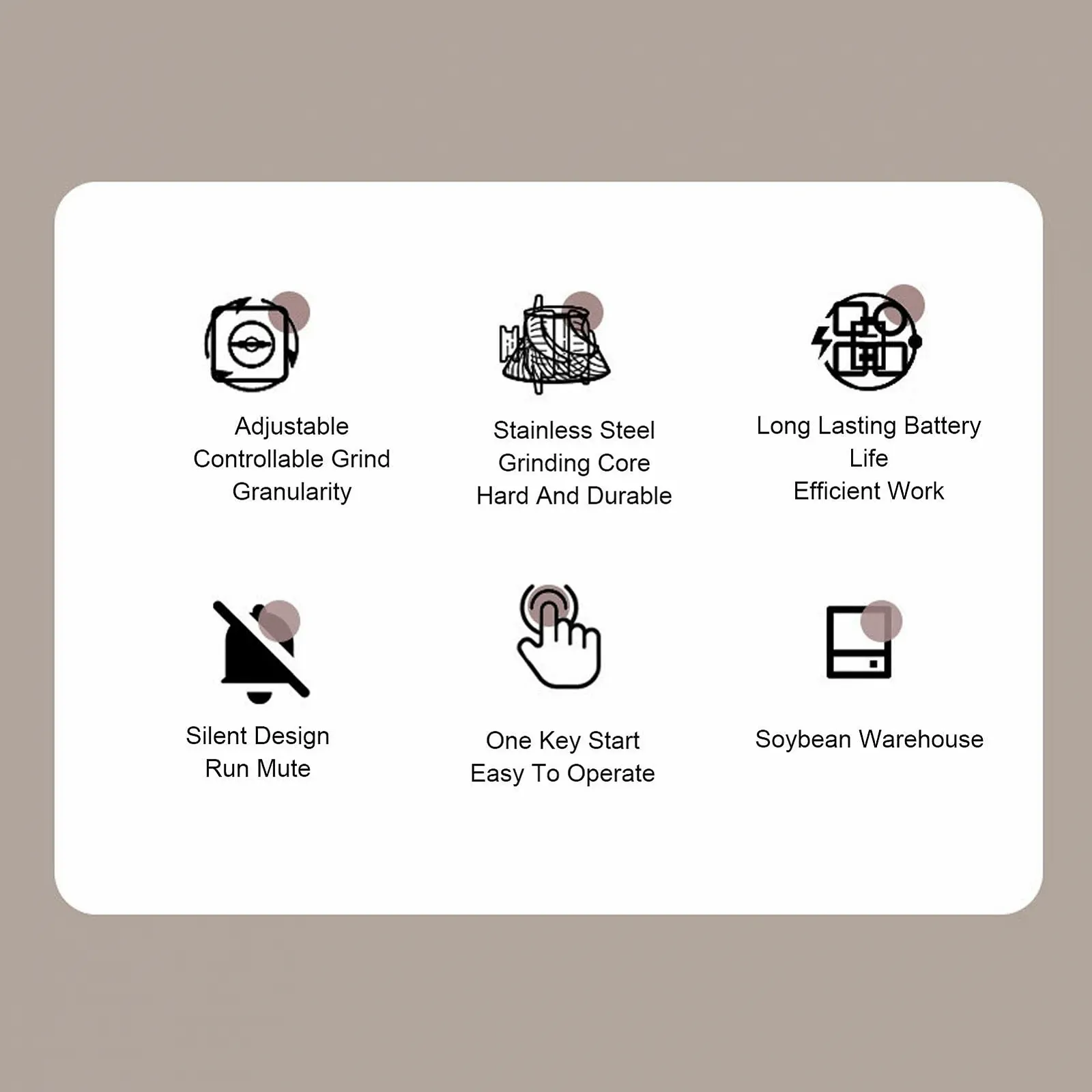 Электрическая кофемолка HEEPDD, из нержавеющей стали, регулируемая, для дома, офиса и любителей кофе (EU Plug 220 V), фото №9 Электрическая кофемолка HEEPDD, из нержавеющей стали, регулируемая, для дома, офиса и любителей кофе (EU Plug 220 V), фото №9