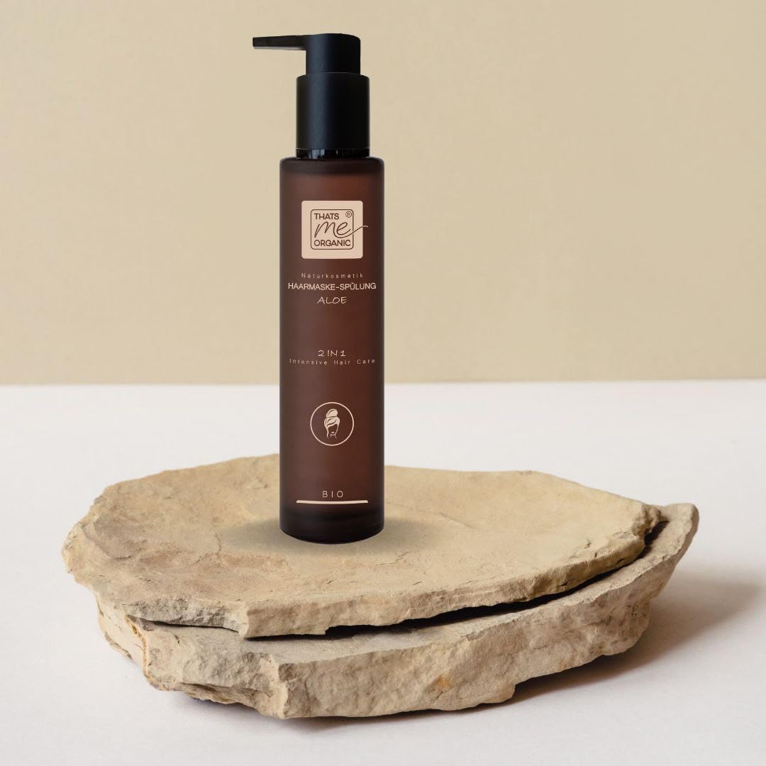 Thats me Organic Маска для волосся та Кондиціонер 2 в 1 Інтенсивний догляд Алое 200 мл, фото №2