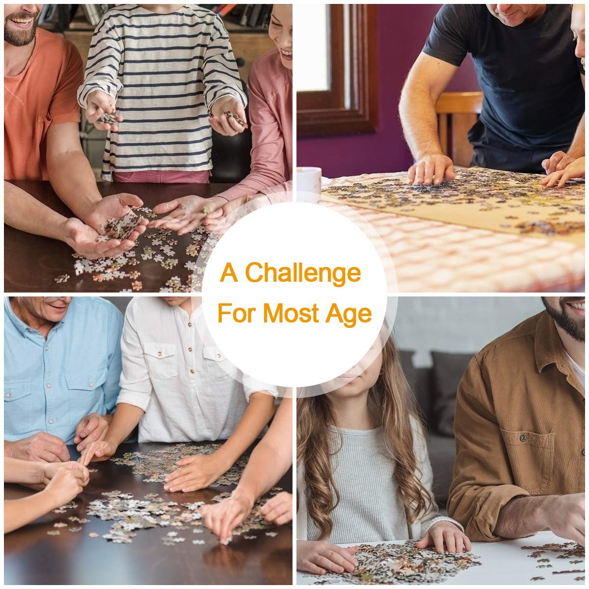 Пазл Vicloon 1000 деталей 70 x 50 см цветной с постером, фото №5