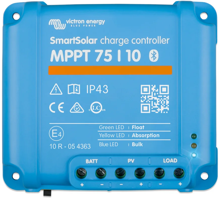 Контроллер заряда солнечной батареи Victron Energy SmartSolar MPPT 75V 10A Bluetooth, фото №1 Контроллер заряда солнечной батареи Victron Energy SmartSolar MPPT 75V 10A Bluetooth, фото №1