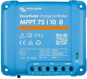 Контролер заряду сонячної батареї Victron Energy SmartSolar MPPT 75V 10A Bluetooth - Фото 1