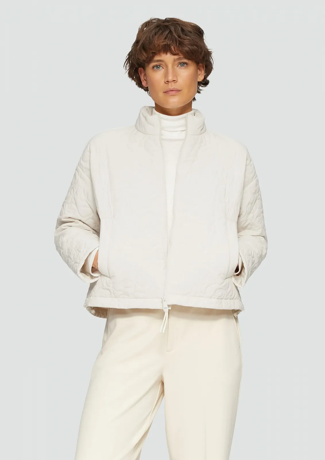 Курткаd с стеганым узором и боковыми кнопками, фото №6 Курткаd с стеганым узором и боковыми кнопками, фото №6