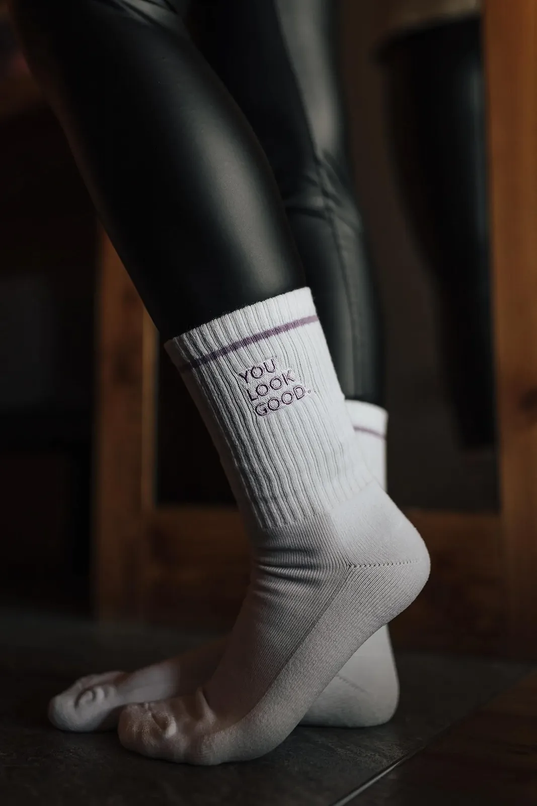 Теннисные носки Вышитые носки с выражением, фото №2